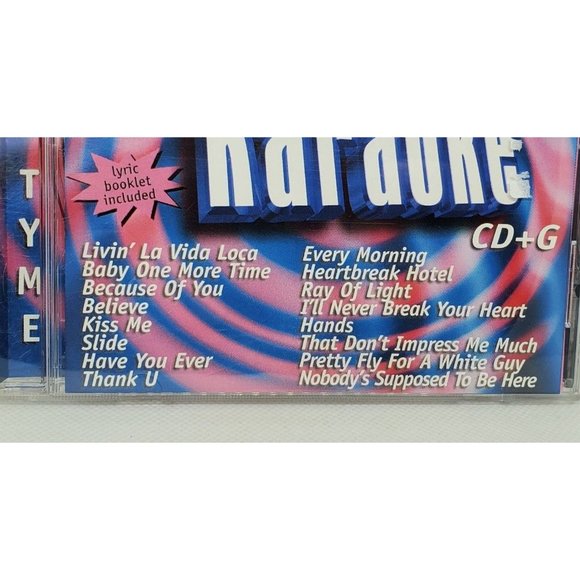 CDB Party Tyme Super Hits Karaoke CD+G CD Lyric Booklet Included No Scratches - Picture 2 of 12